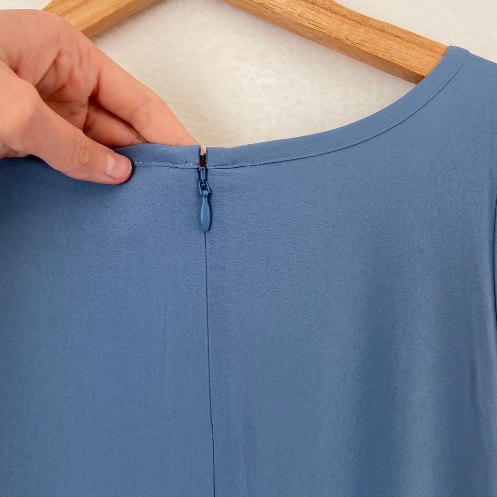 Athleta womens blue one piece casual athletic Brooklyn jumpsuit size 14 NWT. - Picture 9 of 12